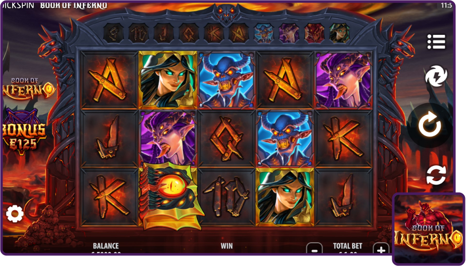 Book of Inferno Slot Free demo play